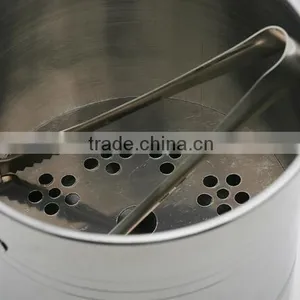 1.6L Stainless Steel Ice Bucket With Tong Champagne Bucket thumbnail-2