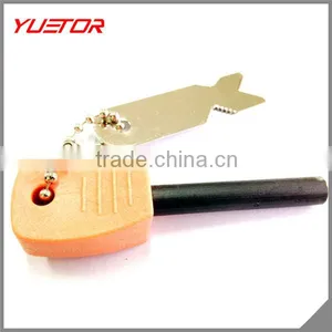Survival Camping Tool Quick Magnesium Fire Starter With Metal Knife Rod thumbnail-1
