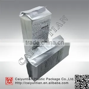 Back Seal Aluminium Foil Black Tea Plastic Packing Bag thumbnail-1