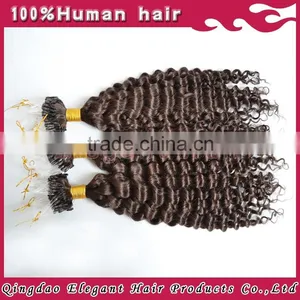 Wholesale Brazilian Human Hair Extension Ombre Micro Loop Ring Hair Extension thumbnail-1