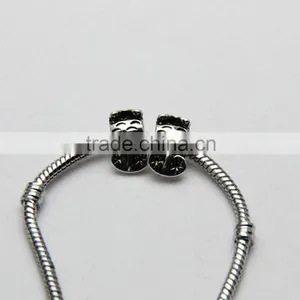 Creative New Style Owl Shape Large Hole Beads DIY Anti-Silver Bracelet Beads With Hole Accessories thumbnail-4