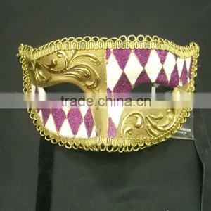 Princess Party Magic Venice Mask Masquerade Ball Half Face Mask Blank Masquerade Mask thumbnail-4