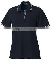 Strip Collar and Cuff Polo Shirts thumbnail-1