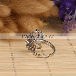 Stock Classical 925 Sterling Silver Promotional Ring With Mix Natural Stone thumbnail-4