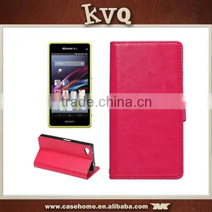 For Sony Xperia Z5 PU Leather Magnetic Flip Case Skin Cover thumbnail-2