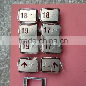 Elevator Braille Button Square With Ear thumbnail-1