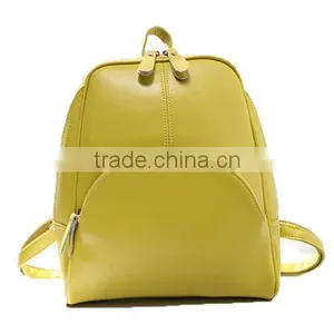 PU Leather New Fashion Backpack Multi Candy Pure Colors Shoulder Bag thumbnail-5