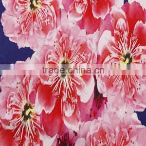 Woven Textiles 100% Cotton Canvas Fabric Printed With Beautiful Flowers thumbnail-3