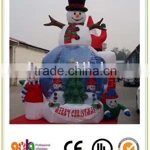 Giant Snowing Inflatable Christmas Tree thumbnail-1