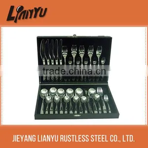 Chinese Soup Spoon Stainless Steel Table Spoon and Fork thumbnail-1