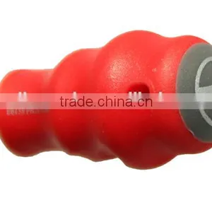 Red Plastic Handle 8pcs Cross and Slotted Screwdriver Set thumbnail-4
