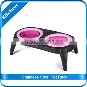 Pet Double Bowl Foldable for Dog and Cat Eatting thumbnail-1