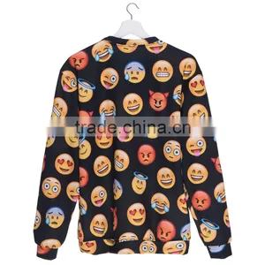 Custom Design High Quality Cheap Crewneck Emoji Sweatshirt Quality Choice thumbnail-1