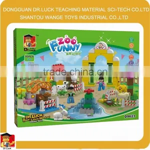 DIY Educational Toy Building Bricks Set - Zoo Funny thumbnail-1