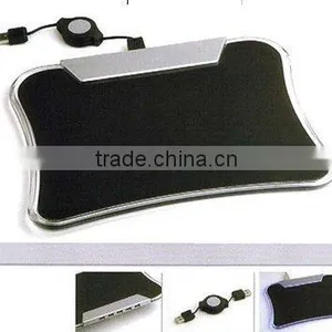 Usb Hub Mouse Pad .mouse Pad With 4 Ports Hub.mous Pad With Blue Light thumbnail-1