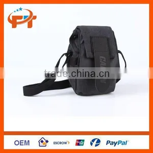 New Canvas Camera Waterproof Digital Bag for Canon Nikon SLR - Sooty Black thumbnail-1