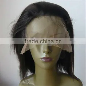Short Cut Chinese Virgin Hair Full Lace Wig thumbnail-1