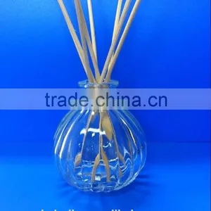 Wholesale 55ml Pumpkin Aroma Glass Reed Diffuser Bottle Decorative With Gold/sliver/black Screw Lid thumbnail-2