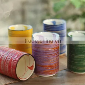 Japanese And Wind Beautifully Hand-Painted Ceramic Cup C02 thumbnail-1
