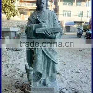 White Carving Granite Jesus thumbnail-1