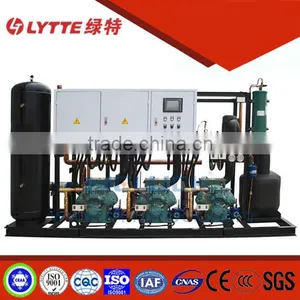 JZBLGF Air Cooled Compressor Racks R404a,R22 Refrigerant,Bizter Semi-hermetic Compressor Racks Air to Water Condensing Unit thumbnail-1