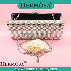 Hermosa Newly Women Elegant Clutch Purse Treny Lady Evening Party Prom Purse Fashion Jewelry Purse thumbnail-1