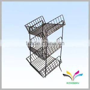 Heavy Duty 3 Layer Metal Supermarket Shelf Wobbler for Storage thumbnail-4