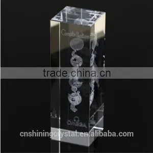 K9 Chandelier Glass Triangular Engraved Crystal Prism thumbnail-1