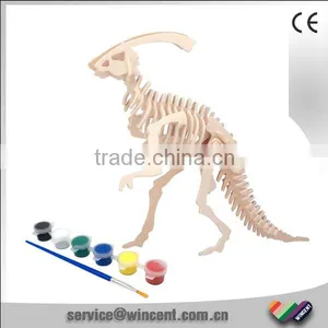 Various DIY Dinosaur Toy Wooden Jigsaw Puzzle thumbnail-1