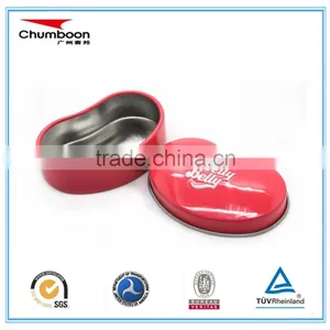 Bean Shaped Small Tin Container Lip Balm Tin Can, Printed Metal Tin Box With FDA Certificate thumbnail-1