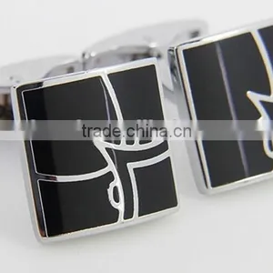 NEW Classic Enameled Elegant Customize Metal Cufflinks in Low Price Quality Choice thumbnail-3