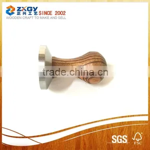 High Quality PU Painted Small Wooden Handles Colored Wood Knobs thumbnail-1
