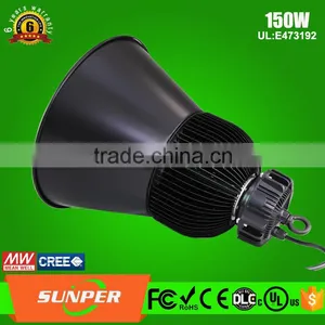 New Product 130lm/w 100w 150w 200w UFO Led High Bay Nichia Led Chip and Meanwell Driver thumbnail-3