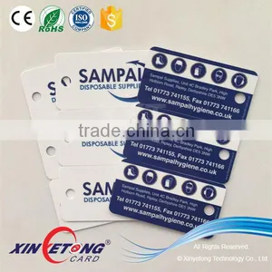 Printed Plastic 3 Up PVC Card Key Tag thumbnail-3