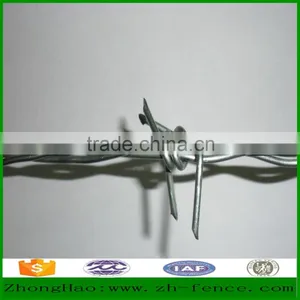 Hot Sale Galvanized or PVC Coated Barbed Wire Fencing Farmland Protection Fence thumbnail-6