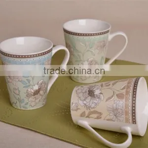 Wholesale Ceramic Mugs V Shape Porcelain Tea Cup China Supplier thumbnail-1