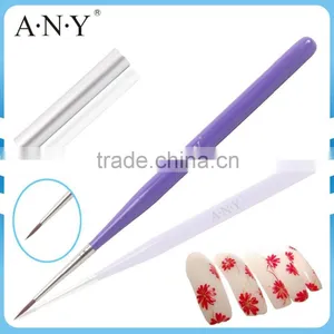 ANY Nail Art Beauty Design Wood Handle Nylon Hair Decorative Nail Brush Gel Painting thumbnail-1