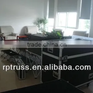 2015 RP High Quality Portable Smart Aluminum Stage Packing With Flight Case thumbnail-2