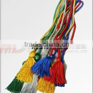 Polyester Graduation Honor Cord Single Color With Cap thumbnail-1