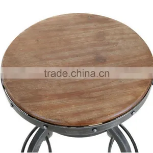 Hot Sale Swivel Bar Chairs,wood Bar Chair,bar Stool thumbnail-2