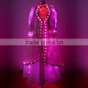 Dmx Girls Party Dresses, LED Girl Party Wear Western Dress thumbnail-4