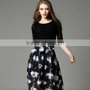 Black Dress Long Sleeve Womens With Sexy Style thumbnail-2