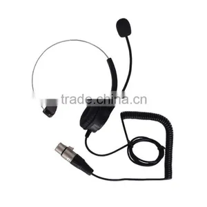 Single Ear Headband Light-weight Easy to Carry With Electret Microphone Intercom Headset thumbnail-1