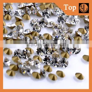 2016 FACTORY SALE! New Arrival Fashion Design China Hot Selling Pointback Rhinestones thumbnail-2