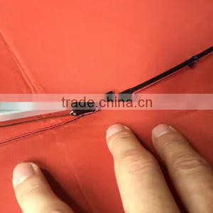 High End Fabric Pongee Automatic Open 2 Fold Umbrella thumbnail-2