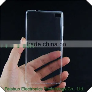 For Huawei P8 Max Ultra Thin TPU Case , Soft Clear Tranparent Crystal Gel Silicone Back Cover Case For Huawei P8 Case thumbnail-6