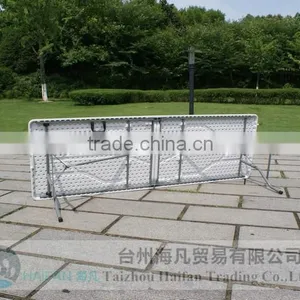 240cm Plastic Folding in Half Table for Restaurant and Hotel/office Table for Meeting or Study thumbnail-3