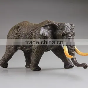 Mini Plastic Elephant Realistic PVC Plastic Elephant Plastic Elephant 3d Animals Craft thumbnail-2