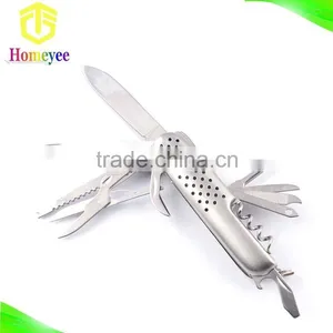 Multifunctional Outdoor Stainless Steel Camping Pocket Knife thumbnail-1