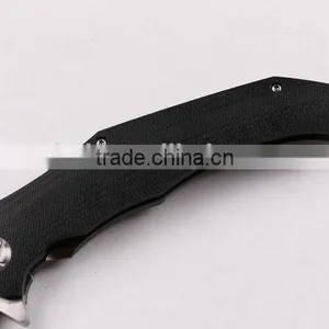 OEM Outdoor G10 Handle Pocket Knife With Sanding Surface thumbnail-4